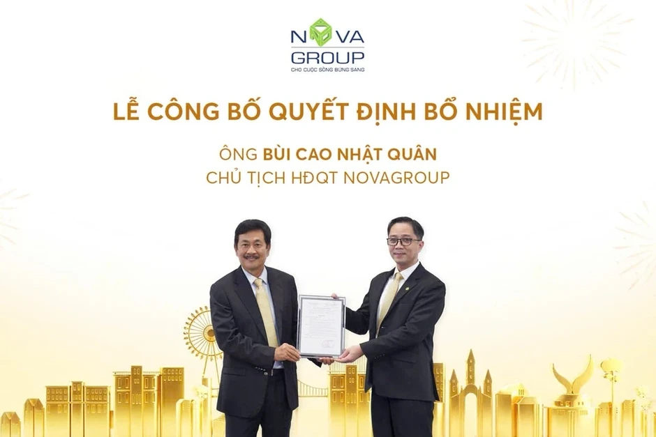 Ông Bùi Cao Nhật Quân thay cha làm Chủ tịch HĐQT NovaGroup Ông Bùi Cao Nhật Quân thay cha làm Chủ tịch HĐQT NovaGroup