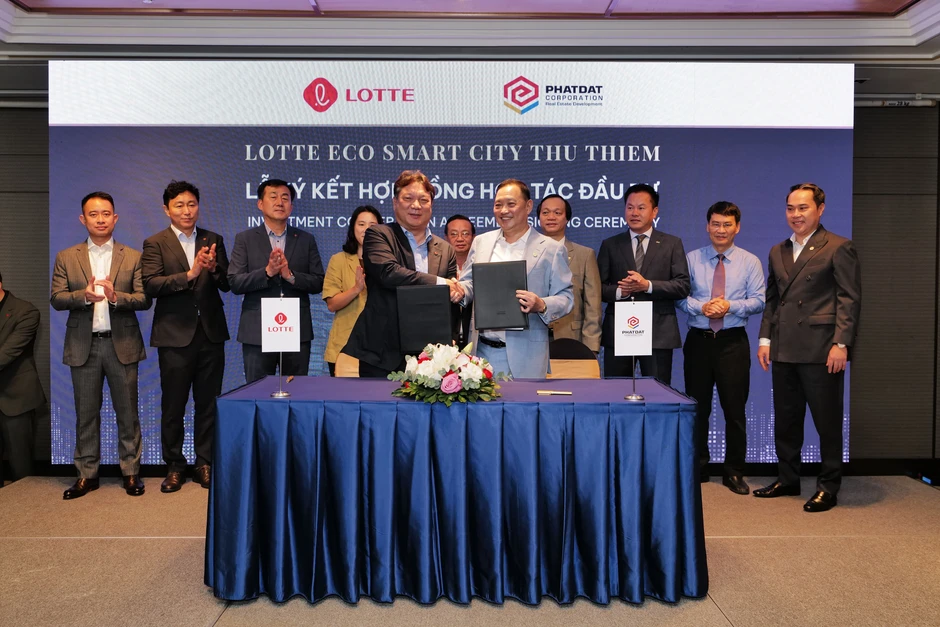 Phát Đạt chính thức 'bắt tay' Lotte làm dự án hơn 2 tỷ USD ở Thủ Thiêm Phát Đạt chính thức 'bắt tay' Lotte làm dự án hơn 2 tỷ USD ở Thủ Thiêm