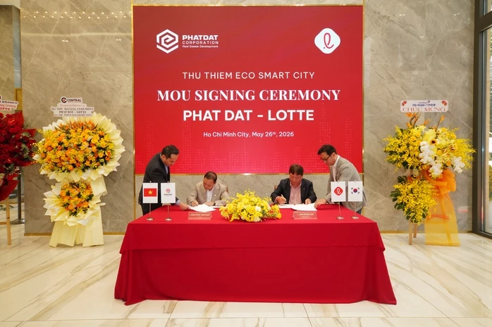 Phát Đạt "bắt tay" Lotte làm dự án 11 tòa tháp cao 50 tầng tại Thủ Thiêm Phát Đạt "bắt tay" Lotte làm dự án 11 tòa tháp cao 50 tầng tại Thủ Thiêm