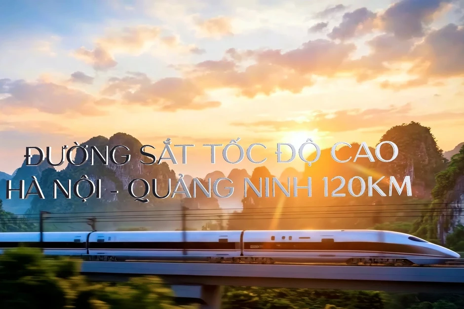 Phối cảnh đường sắt tốc độ cao Hà Nội - Quảng Ninh do VinSpeed đầu tư Phối cảnh đường sắt tốc độ cao Hà Nội - Quảng Ninh do VinSpeed đầu tư