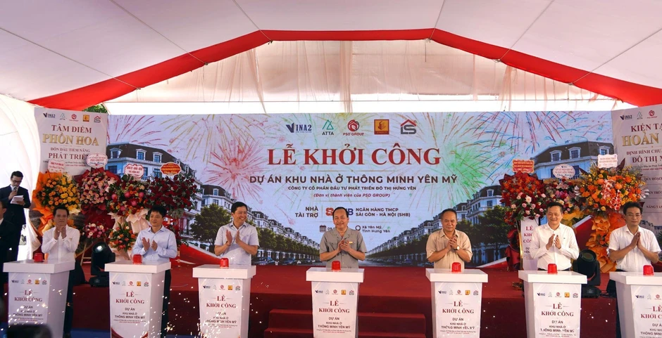 PSD Group khởi công dự án đô thị thấp tầng tại Yên Mỹ PSD Group khởi công dự án đô thị thấp tầng tại Yên Mỹ