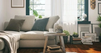 Quy tắc 3 chất liệu giúp nhà nhỏ cũng trở nên ấm cúng hơn