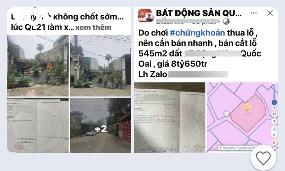 Rao bán cắt lỗ, bất động sản Hà Nội vẫn vắng người mua Rao bán cắt lỗ, bất động sản Hà Nội vẫn vắng người mua