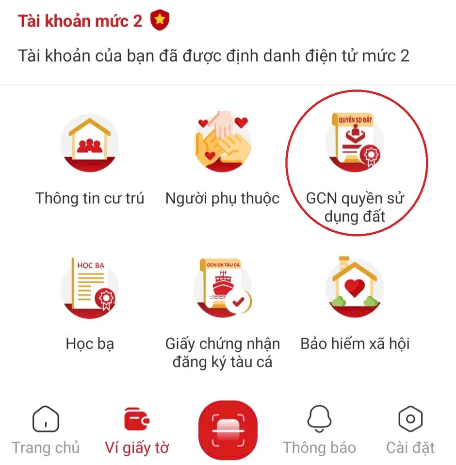 Sổ đỏ bắt đầu hiển thị trên VNeID, người dân có thể tra cứu Sổ đỏ bắt đầu hiển thị trên VNeID, người dân có thể tra cứu
