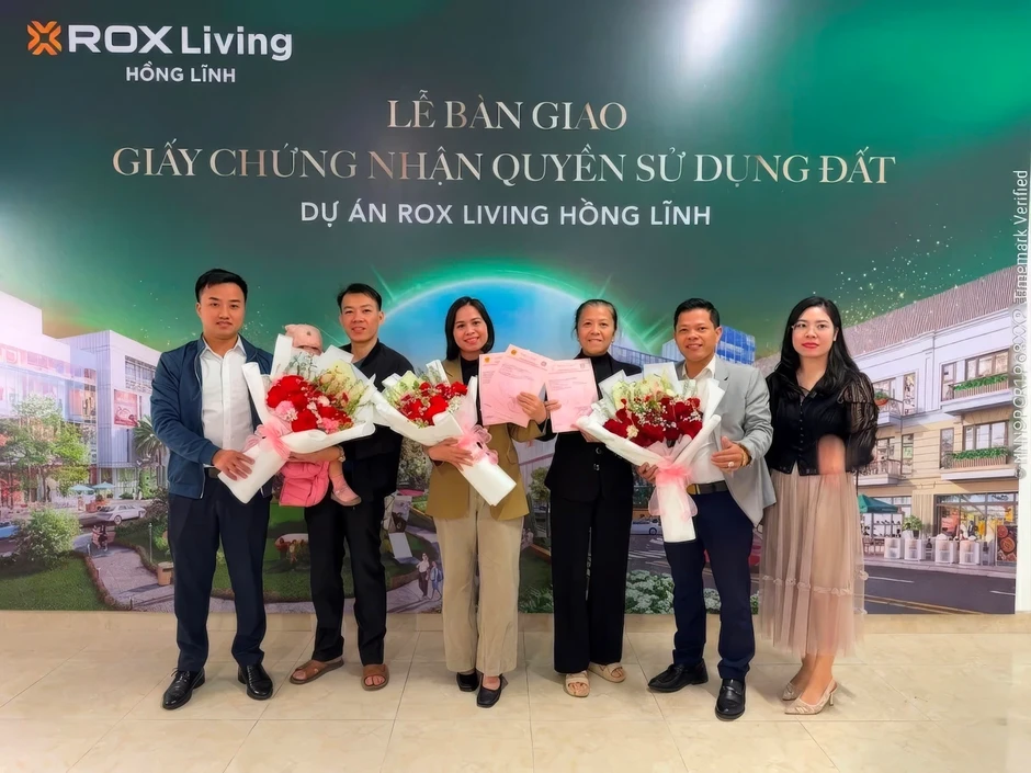 Sổ hồng trao tay – thời hạn lâu dài: lời giải cho niềm tin tại Rox Living Đức Thọ Sổ hồng trao tay – thời hạn lâu dài: lời giải cho niềm tin tại Rox Living Đức Thọ