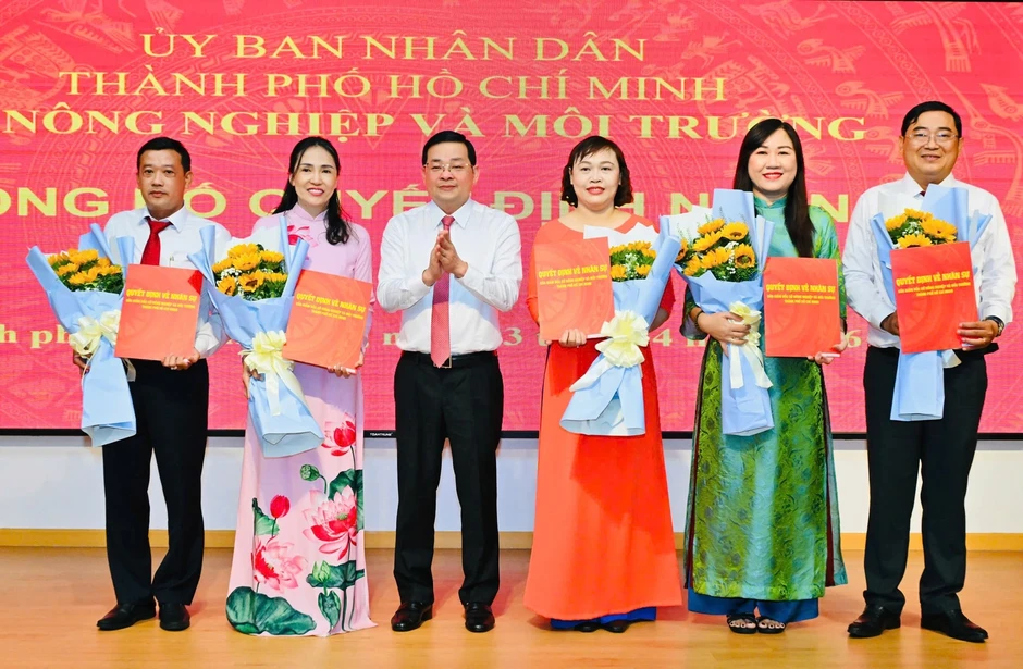Sở NN - MT TP.HCM bổ nhiệm, luân chuyển nhiều cán bộ chủ chốt Sở NN - MT TP.HCM bổ nhiệm, luân chuyển nhiều cán bộ chủ chốt