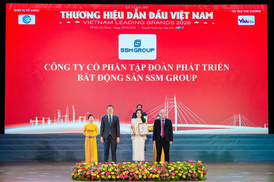 SSM Group vào “Top 10 thương hiệu bất động sản dẫn đầu Việt Nam 2026” SSM Group vào “Top 10 thương hiệu bất động sản dẫn đầu Việt Nam 2026”