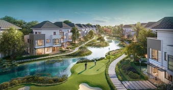 Sức hút của bất động sản sinh thái liền kề sân golf