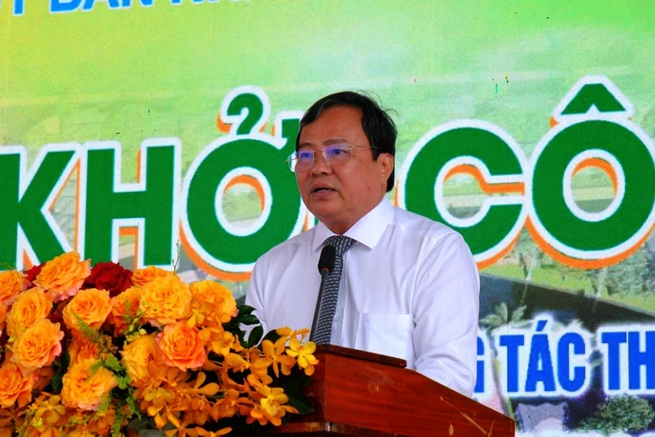 Tây Ninh khởi công khu tái định cư tại xã Cần Đước Tây Ninh khởi công khu tái định cư tại xã Cần Đước