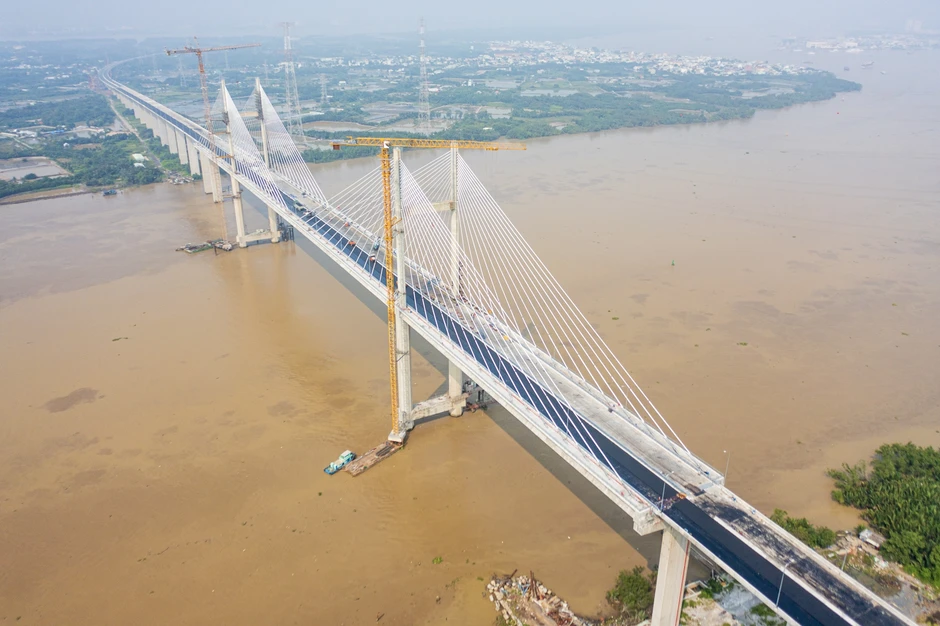 Thảm nhựa cầu Phước Khánh hơn 3.500 tỷ nối TP.HCM và Đồng Nai