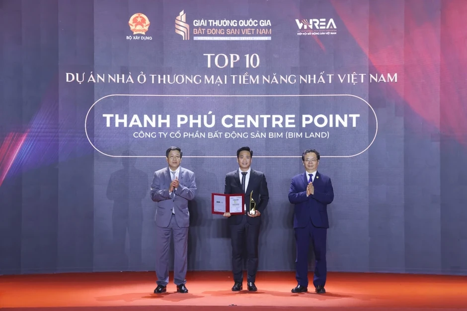 Thanh Phú Centre Point được vinh danh tại Giải thưởng Quốc gia Bất động sản Việt Nam Thanh Phú Centre Point được vinh danh tại Giải thưởng Quốc gia Bất động sản Việt Nam