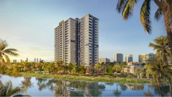 Tháp Trellia Vista tại Mizuki Park: Hai mặt hướng thủy, đưa thiên nhiên thành một phần trải nghiệm sống