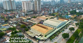 Toàn cảnh khu đất ven hồ Đền Lừ sắp chuyển đổi từ nhà máy sang chung cư