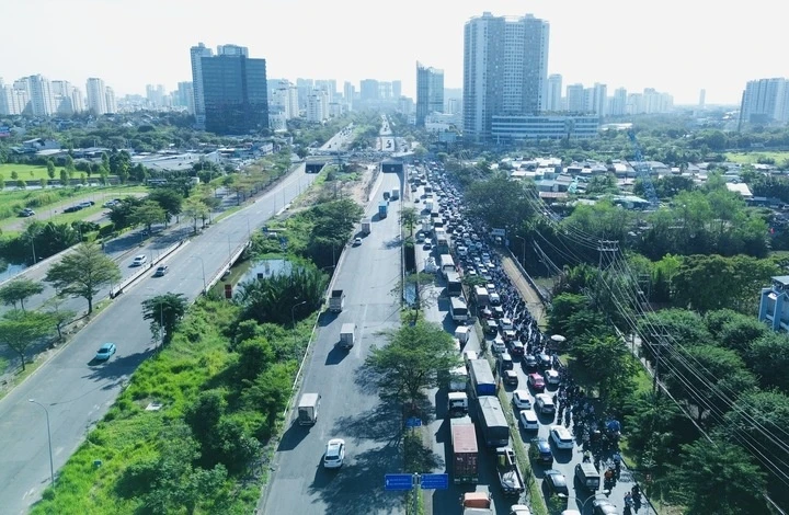 TP.HCM tính làm đường trên cao ở khu Nam, nối cầu Thủ Thiêm 4 TP.HCM tính làm đường trên cao ở khu Nam, nối cầu Thủ Thiêm 4