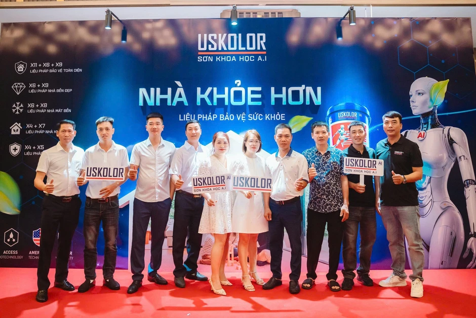 USKOLOR AI tiên phong xây dựng hệ giải pháp sơn từ thực tế của công trình USKOLOR AI tiên phong xây dựng hệ giải pháp sơn từ thực tế của công trình