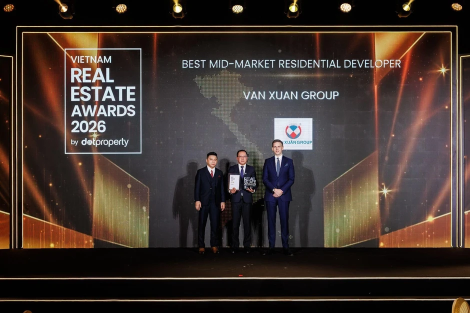 Vạn Xuân Group lần thứ hai được vinh danh tại Dot Property Vietnam Awards 2026 Vạn Xuân Group lần thứ hai được vinh danh tại Dot Property Vietnam Awards 2026