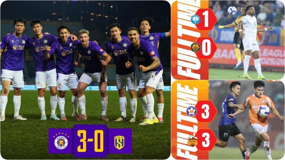 Bảng xếp hạng V-League 2025/2026: Hà Nội FC và Nam Định tăng tốc Bảng xếp hạng V-League 2025/2026: Hà Nội FC và Nam Định tăng tốc
