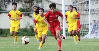 Bất phân thắng bại ở giải bóng đá nữ U16 quốc gia 2026