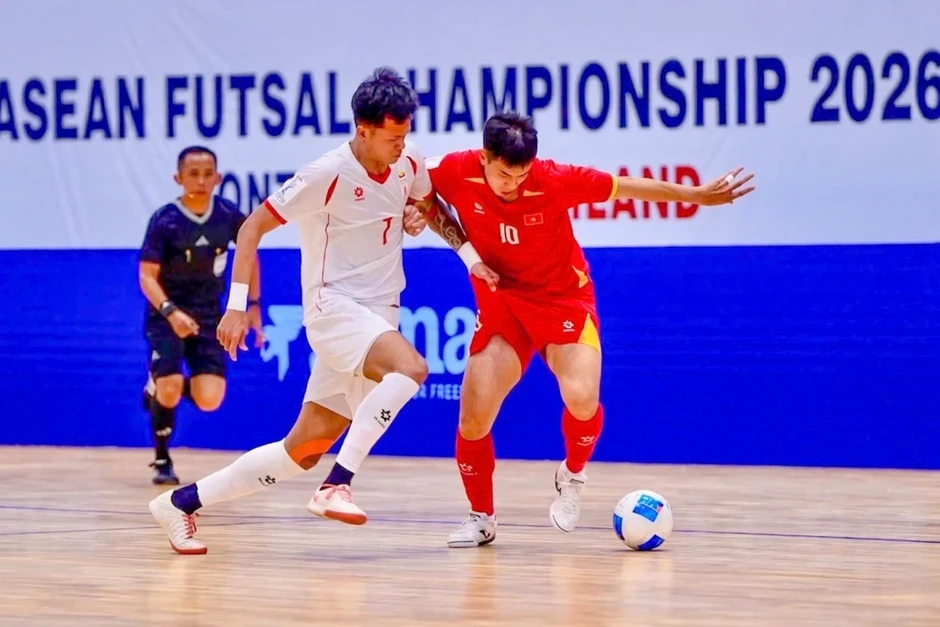 BXH giải Futsal Đông Nam Á 2026 mới nhất: ĐT Futsal Việt Nam đứng trên Thái Lan