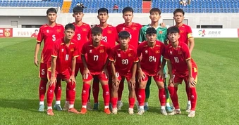 Chơi thiếu người, U16 Việt Nam thua sát nút U16 Trung Quốc
