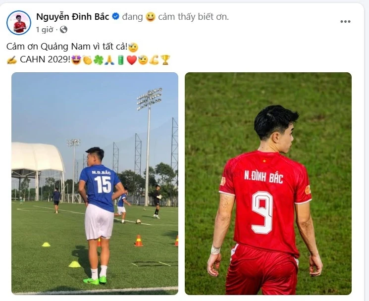 Đình Bắc ký thêm 3 năm với CLB Công an Hà Nội Đình Bắc ký thêm 3 năm với CLB Công an Hà Nội