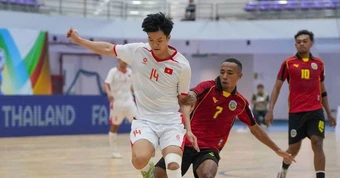 ĐT Việt Nam thắng 7-1, đoạt vé vào bán kết futsal Đông Nam Á