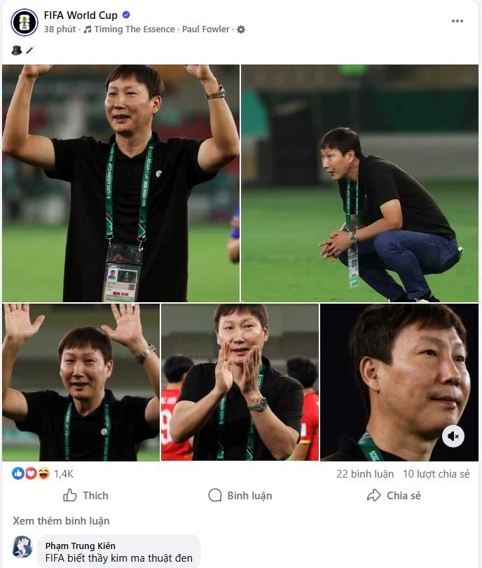 FIFA gọi tên 'ma thuật đen' của HLV Kim Sang-sik