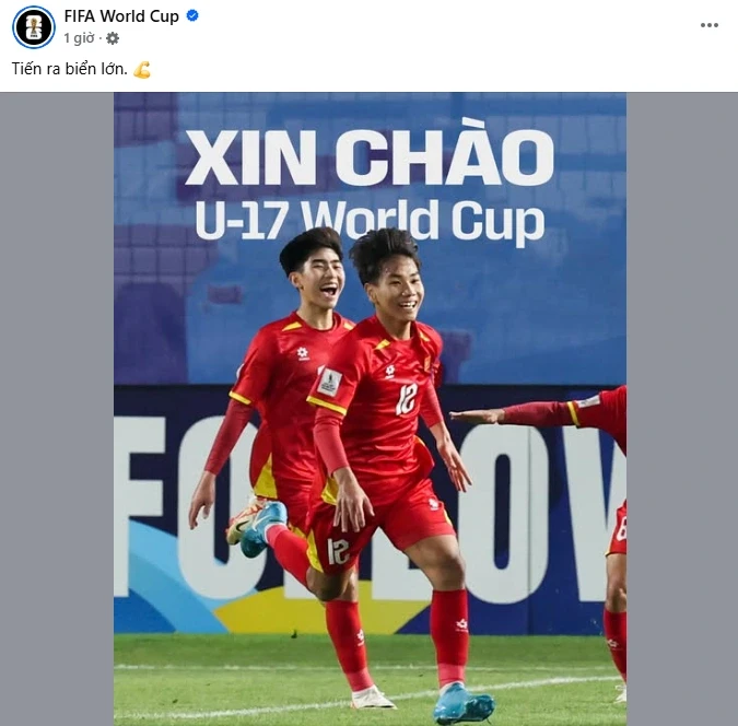 FIFA lên tiếng sau khi U17 Việt Nam giành vé tham dự World Cup FIFA lên tiếng sau khi U17 Việt Nam giành vé tham dự World Cup