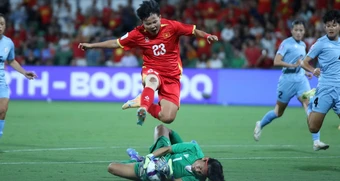 Highlights nữ Việt Nam 2-1&nbsp;nữ Ấn Độ: Vỡ òa bàn thắng phút 90+4