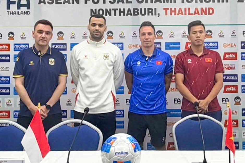 HLV futsal Việt Nam tuyên bố đanh thép trước khi gặp Indonesia HLV futsal Việt Nam tuyên bố đanh thép trước khi gặp Indonesia