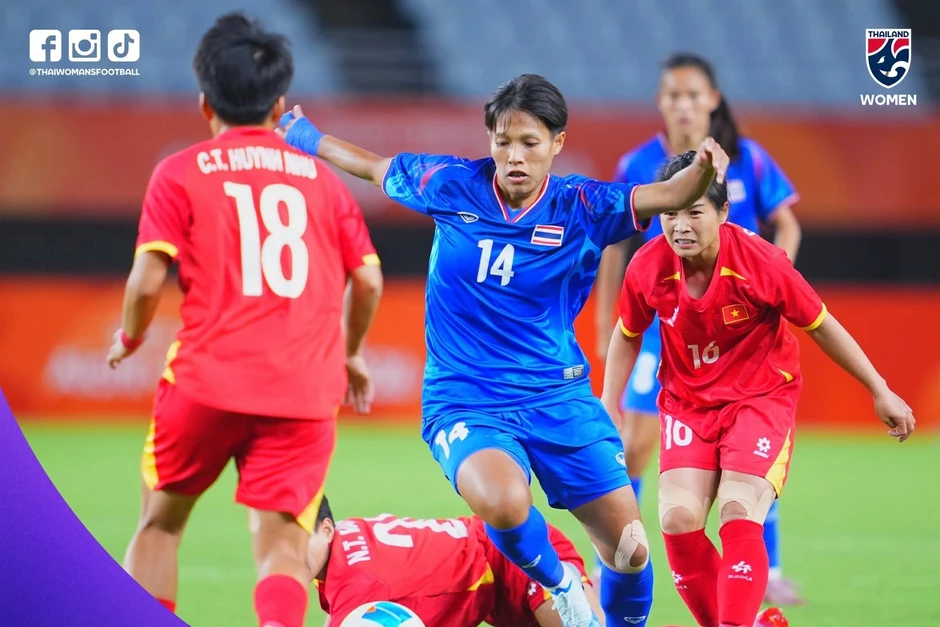 Hòa Thái Lan, tuyển nữ Việt Nam gặp Trung Quốc ở tứ kết Asiad 20 Hòa Thái Lan, tuyển nữ Việt Nam gặp Trung Quốc ở tứ kết Asiad 20