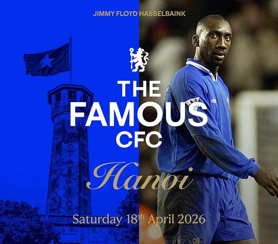 Huyền thoại Chelsea sắp sang Việt Nam