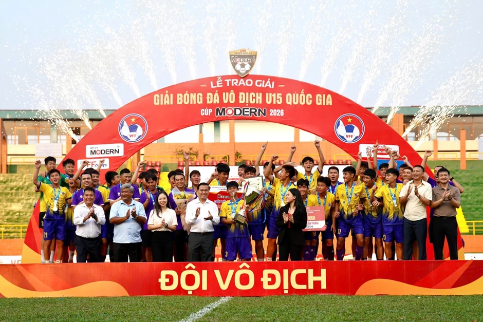 Kết quả bóng đá hôm nay 14-4: Hà Nội I đăng quang ngôi vô địch giải U15 quốc gia Kết quả bóng đá hôm nay 14-4: Hà Nội I đăng quang ngôi vô địch giải U15 quốc gia