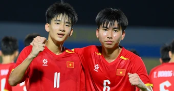 Kết quả U17 châu Á 2026 hôm nay 13/5