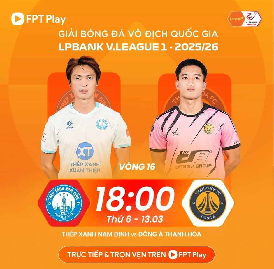 Kết quả V-League: Nam Định thắng nghẹt thở Thanh Hóa, Đà Nẵng hòa kịch tính HAGL Kết quả V-League: Nam Định thắng nghẹt thở Thanh Hóa, Đà Nẵng hòa kịch tính HAGL