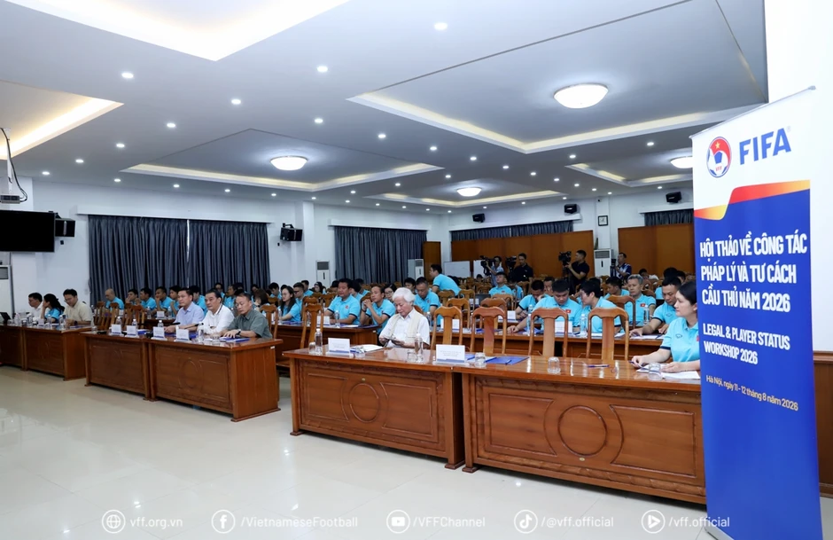 Khai mạc hội thảo công tác pháp lý và tư cách cầu thủ năm 2026 Khai mạc hội thảo công tác pháp lý và tư cách cầu thủ năm 2026
