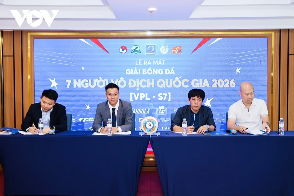 Khởi tranh Giải bóng đá 7 người Vô địch Quốc gia 2026 - VPL-S7 Khởi tranh Giải bóng đá 7 người Vô địch Quốc gia 2026 - VPL-S7