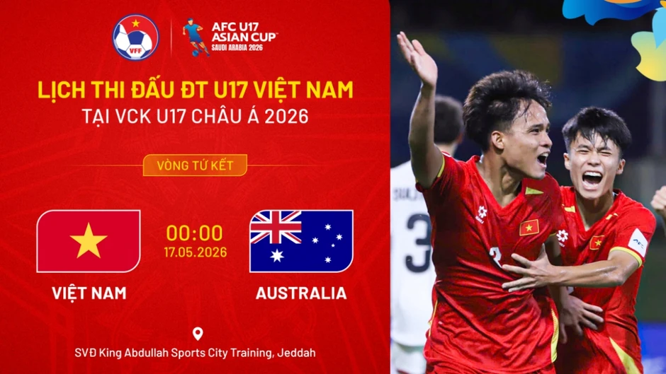 Lịch sử đối đầu U17 Việt Nam vs U17 Australia trước tứ kết U17 châu Á 2026 Lịch sử đối đầu U17 Việt Nam vs U17 Australia trước tứ kết U17 châu Á 2026