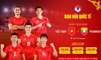 Mua vé xem Việt Nam vs Myanmar ở đâu, giá bao nhiêu?