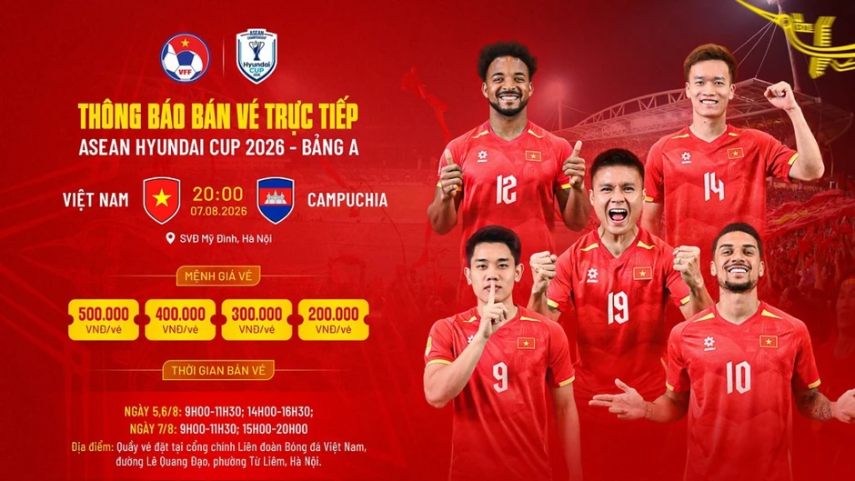 Người hâm mộ có thể mua vé trận đấu Việt Nam vs Campuchia qua kênh nào? Người hâm mộ có thể mua vé trận đấu Việt Nam vs Campuchia qua kênh nào?