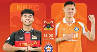 Trực tiếp bóng đá Ninh Bình 1-0 Đà Nẵng: Văn Lâm liên tiếp cứu thua