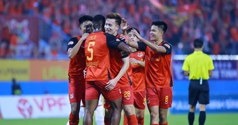 Trực tiếp bóng đá Ninh Bình 1-0 Hải Phòng: Hoàng Đức ghi tuyệt phẩm