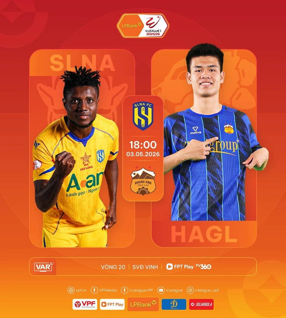 Trực tiếp bóng đá SLNA vs HAGL: Chủ, khách đều muốn có 3 điểm Trực tiếp bóng đá SLNA vs HAGL: Chủ, khách đều muốn có 3 điểm