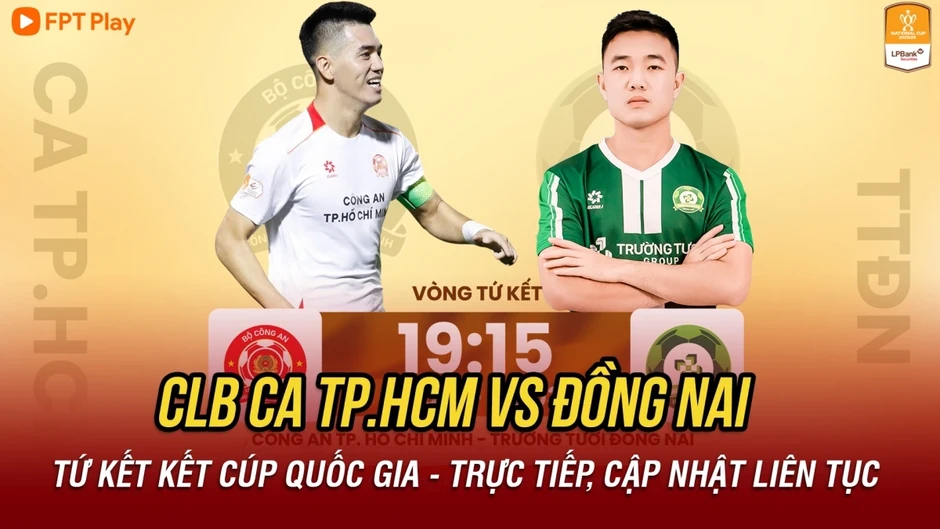 Trực tiếp CLB CA TP.HCM 0-0 Đồng Nai: Thế trận hấp dẫn, chờ bàn mở tỷ số Trực tiếp CLB CA TP.HCM 0-0 Đồng Nai: Thế trận hấp dẫn, chờ bàn mở tỷ số