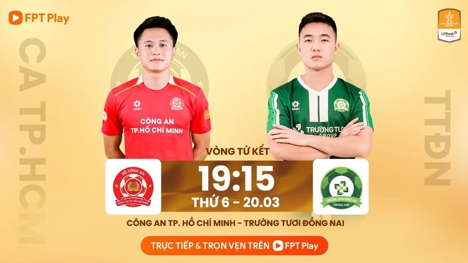 Trực tiếp CLB CA TP.HCM vs Đồng Nai: Tiến Linh tỏa sáng ở Cúp Quốc gia?