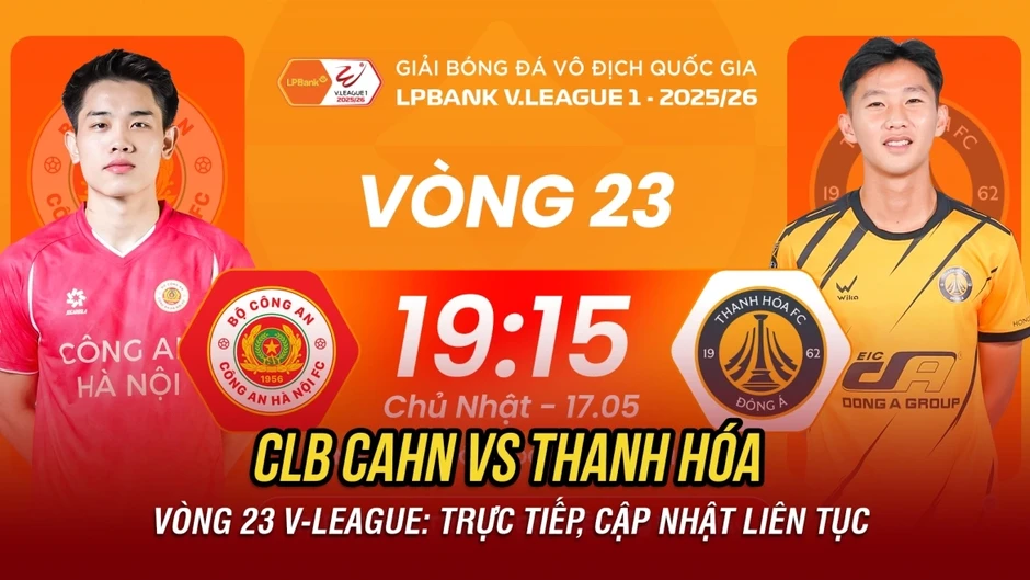 Trực tiếp CLB CAHN vs Thanh Hóa: Đình Bắc và đồng đội vô địch V-League sớm?