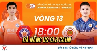 Trực tiếp Đà Nẵng vs CLB CAHN: Sôi động đá bù V-League