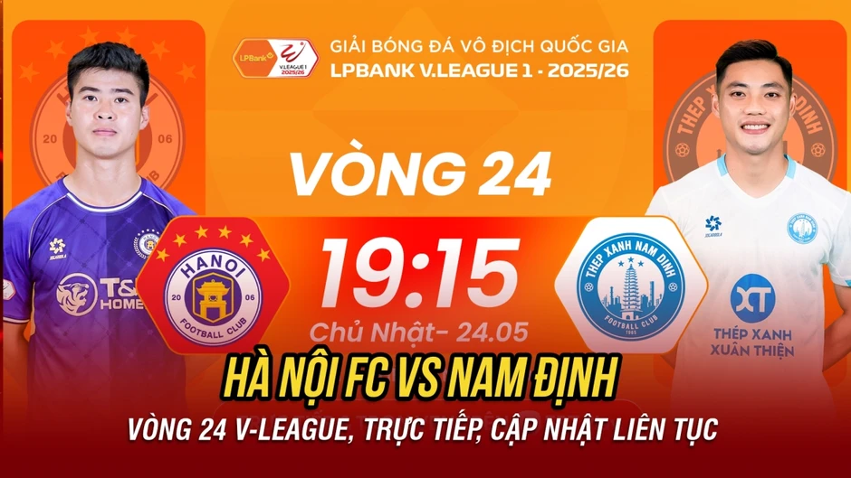 Trực tiếp Hà Nội FC 0-0 Nam Định: Chủ nhà đánh chiếm tốp ba V-League Trực tiếp Hà Nội FC 0-0 Nam Định: Chủ nhà đánh chiếm tốp ba V-League