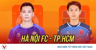 Trực tiếp Hà Nội FC 1-1 CLB TP.HCM: Hoàng Hên ghi bàn gỡ hòa