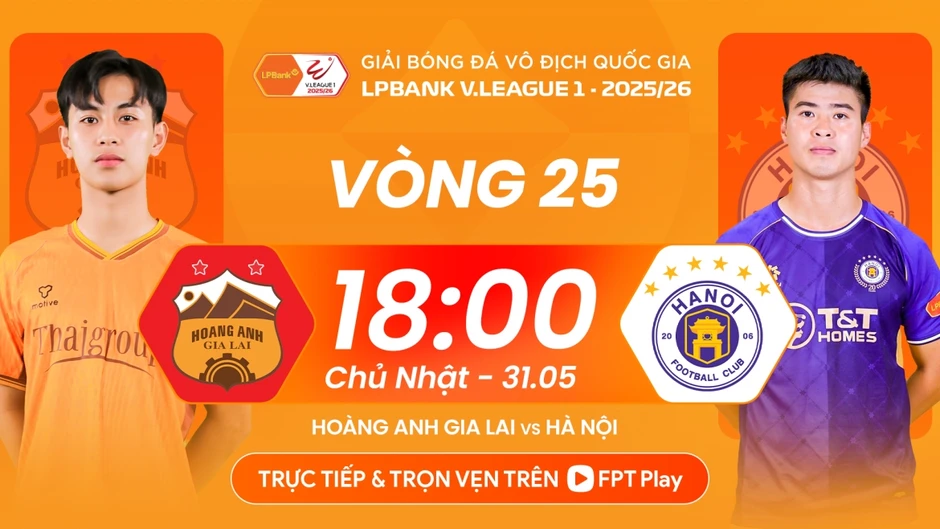 Trực tiếp HAGL - Hà Nội FC: Trận chiến không khoan nhượng Trực tiếp HAGL - Hà Nội FC: Trận chiến không khoan nhượng